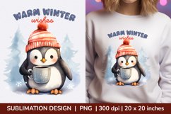 Christmas Penguin, Warm winter wishes, Winter shirts Product Image 1