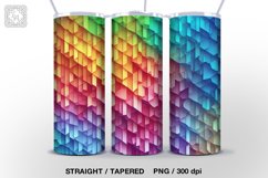 3d Mosaic 5 Tumbler Sublimations , 20 oz Tumbler Wraps Product Image 2