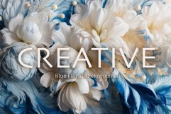 Creative Art Floral PaperBackground Product Image 1