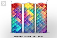 3d Mosaic 5 Tumbler Sublimations , 20 oz Tumbler Wraps Product Image 4