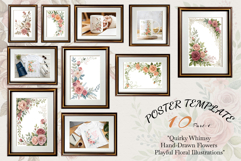 Quirky Whimsy Hand Drawn Flowers Product Image 1