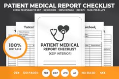 Patient Medical Report Checklist KDP Interior Product Image 1