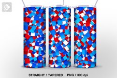 3d Mosaic 5 Tumbler Sublimations , 20 oz Tumbler Wraps Product Image 6