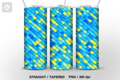 3d Mosaic 5 Tumbler Sublimations , 20 oz Tumbler Wraps Product Image 4