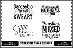 Funny Sarcastic Svg 4 Designs Product Image 1