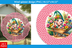 Garden Gnome wind spinner PNG Spring Wind spinners Product Image 1