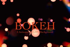 Abstract Bokeh Animated Background Product Image 1