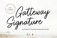 Gatteway Signature - Bold Script Fonts Product Image 1