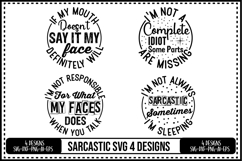 Sarcastic Svg 4 Designs Product Image 1
