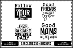 Funny Sarcastic Svg 4 Designs Product Image 1