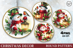 Christmas Decor | Cute Animals| Snowman Product Image 1