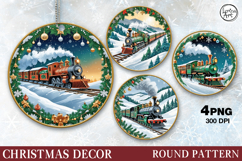 Christmas Decor | Cute Animals| Train Product Image 1