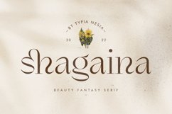 Shagaina - Beauty Aesthetic Serif Product Image 1