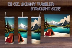 Camping sublimation tumbler wrap| tumbler wrap Product Image 4