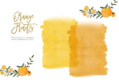 Citrus Orange Fruits Clipart, Greenery Orange Illustration Product Image 3