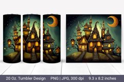 3d tumbler wrap- 3d halloween sublimation. Product Image 1