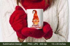 Christmas Gnome Sublimation. Gnome Christmas. Product Image 2