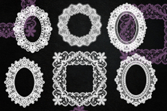Lace Frame Procreate Stamps Product Image 4