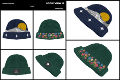Ribbed Knitted Beanie - Mockup Product Image 4