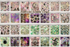 Halloween tumbler 20oz wrap sublimation designs BUNDLE Product Image 4