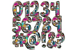 SummerPattern2 Doodle Letters Product Image 2
