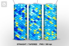 3d Mosaic 5 Tumbler Sublimations , 20 oz Tumbler Wraps Product Image 2