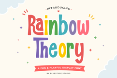 Rainbow Theory Playful Display Font Product Image 1