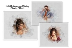 Editable Watercolor Painting Effect Product Image 1