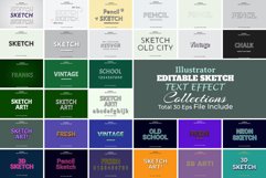 Editable Vector Sketch Text Effect Product Image 1