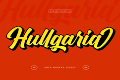 Hullgaria - Bold Script Fonts Product Image 1
