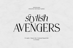 Stylish Avengers Serif Family Product Image 1
