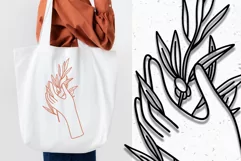 Female hand Aesthetic SVG PNG EPS Product Image 5