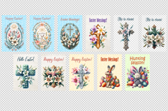 Easter Garden Flag Sublimation BUNDLE |Cute Religious Easter Product Image 5