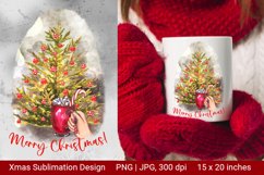 Christmas Sublimation. Christmas Clipart. Christmas Card. Product Image 1
