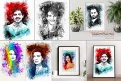 Portrait Watercolor Splash Art Product Image 1