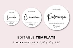 Minimalist Flavor or Scent Label Template Product Image 1