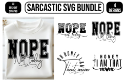 Sarcastic Svg, Funny Sarcasm Svg Product Image 1