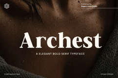 Archest - Elegant Bold Serif Font Product Image 1