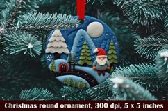 Christmas ornament- embroidered gnome ornament Product Image 1
