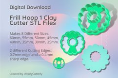 Retro Frill Hoop 1 Clay Cutter - Cookie Cutter STL File Product Image 1