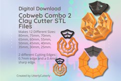 Clay Cutter STL File - Cobweb Combo 2 Clay Cutter Earring -C Product Image 1