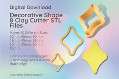 Decorative Shape 8 Earring Clay Cutter - Cookie Cutter Product Image 1