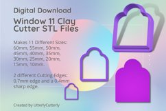 Window 11 Earring Clay Cutter - Cookie Cutter STL Product Image 1