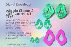 Wiggle Shape 2 Clay Cutter - Cookie Cutter STL File Product Image 1