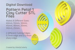 Pattern Petal 1 Earring Clay Cutter - Cookie Cutter Product Image 1