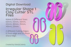 Irregular Shape 1 Earring Clay Cutter - Cookie Cutter Product Image 1