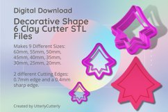 Decorative Shape 6 Earring Clay Cutter - Cookie Cutter Product Image 1