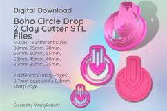 Boho Circle 2 Clay Cutter - Cookie Cutter STL Product Image 1