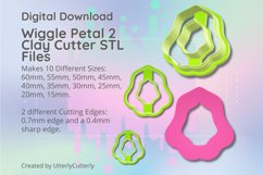Wiggle Petal 2 Clay Cutter Earring -Cookie Cutter Product Image 1