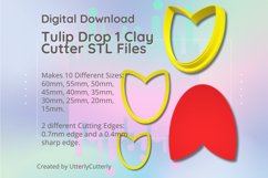 Clay Cutter STL File - Tulip Drop 1 Product Image 1